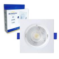 Spot de Led Embutir Quadrado 8W Bivolt Slim Blumenau