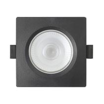 Spot De Led Embutir Slim Par20 Quadrado 8w Preto Bivolt Blumenau 6500k Luz Fria