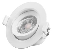 Spot De Led Lorenzetti Redondo 5w Bivolt Luz Amarela 3000k