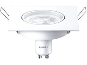 Spot de LED Quadrado 5W 50W 2700K Bivolt Philips Spot de LED Quadrado 5W 50W 2700K Bivolt Philips