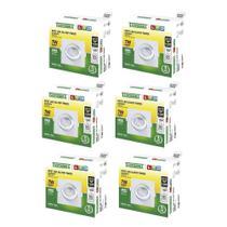 Spot De Led Quadrado Alltop 7w Taschibra 3000k Kit C/ 6 Pçs Spot De Led Quadrado Alltop 7w Taschibra 3000k Kit C/ 6 Pçs