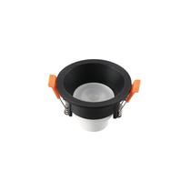 Spot de Led Recuado Blumenau 6W Redondo Preto Bivolt