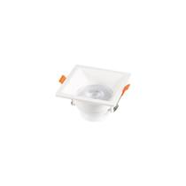 Spot De Led Recuado Blumenau Slim 3w Quadrado Branco Bivolt 6500k Luz Branca
