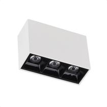 Spot De Led Sobrepor Taschibra Arch Pontual 6w 2700k Bivolt Branco Com Preto