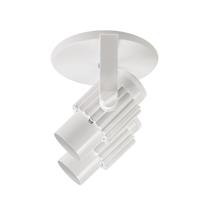 Spot de Sobrepor Aletado para 2 Lâmpadas E27 Branco - Opl Iluminação Spot de Sobrepor Aletado para 2 Lâmpadas E27 Branco - Opl Iluminação