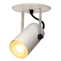 Spot De Sobrepor Direcionável Cannon Par20 Redondo Taschibra Branco Spot De Sobrepor Direcionável Cannon Par20 Redondo Taschibra Branco