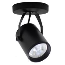 Spot de sobrepor direcionável para teto com canopla 1PAR20 Preto bivolt - Skylight