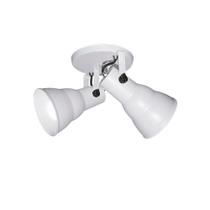 Spot De Sobrepor Hol Duplo Circular Direcionável 2xe27 Taschibra Bivolt Branco Spot De Sobrepor Hol Duplo Circular Direcionável 2xe27 Taschibra Bivolt Branco