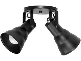 Spot De Sobrepor Hol Duplo Circular Direcionável 2XE27 Taschibra Bivolt