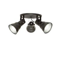 Spot De Sobrepor Hol Triplo Circular Direcionável 3XE27 Taschibra Bivolt