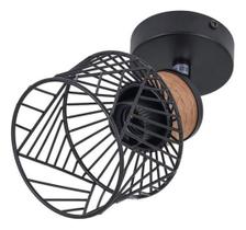 Spot De Sobrepor Kanel Preto 1 Lampada 46W Inspire