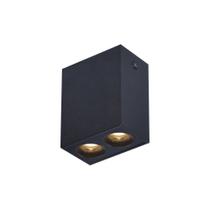 Spot de Sobrepor Nordecor Powerus Led 4W Bivolt Preto 3000K Luz Amarela
