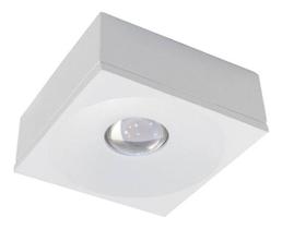 Spot de Sobrepor Quadrado Branco Led 3W 3000K 127V DS9850 Delis