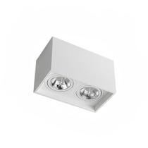 Spot de Sobrepor Recuado Nordecor Loyo Up Duplo para 2 Lâmpadas AR70 GU10 Spot de Sobrepor Recuado Nordecor Loyo Up Duplo para 2 Lâmpadas AR70 GU10