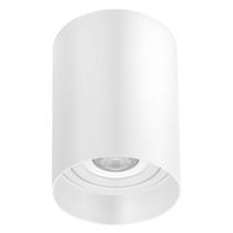 Spot de Sobrepor Redondo Branco MR16 GU10 Direcionável 12x8cm Spot de Sobrepor Redondo Branco MR16 GU10 Direcionável 12x8cm
