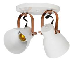 Spot De Sobrepor Retangular 2 Lampadas Cobre Inspire Ip20 Spot De Sobrepor Retangular 2 Lampadas Cobre Inspire Ip20
