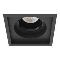 Spot de Teto Embutido Micro Borda 4161-PM Interlight - Preto Orientável