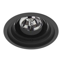 Spot de Teto Embutido Micro Borda 4163-PM Interlight - Preto Orientável