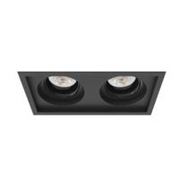 Spot de Teto Embutido Micro Borda 4165/2-PM Interlight - Preto Orientável Spot de Teto Embutido Micro Borda 4165/2-PM Interlight - Preto Orientável