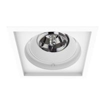 Spot de Teto Embutido Micro Borda 4167/1-BM Interlight - Branco Orientável