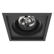 Spot de Teto Embutido Micro Borda 4167/1-PM Interlight - Preto Orientável Spot de Teto Embutido Micro Borda 4167/1-PM Interlight - Preto Orientável