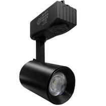 Spot De Trilho Eletrificado 7w COB Preto