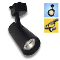 Spot De Trilho Preto Led 3000K 20W Direcionável Spot De Trilho Preto Led 3000K 20W Direcionável