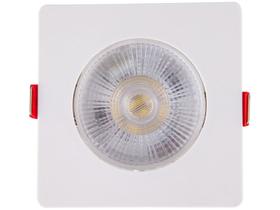 Spot Dicroica Led Quadrado 5w Cob Smd 6500k Branco Frio Spot Dicroica Led Quadrado 5w Cob Smd 6500k Branco Frio