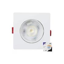 Spot dicroica led smd 7w quadrado sanca gesso embutir bivolt Spot dicroica led smd 7w quadrado sanca gesso embutir bivolt