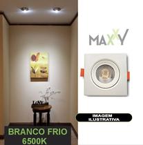 Spot Dicroica Quadrado Direcionável LED SMD 7W Frio 6500K