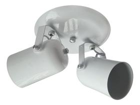 Spot Direcionável 360 Graus Duplo Em Alumínio Para Lâmpadas E27 Spot Direcionável 360 Graus Duplo Em Alumínio Para Lâmpadas E27