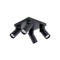 Spot Direcionável de Sobrepor Nordecor Piere 4 com Canopla MR16 GU10 Bivolt