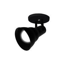 Spot Direcionável De Sobrepor Taschibra Hol Circular Para 1 Lâmpada E27 Bivolt Preto 03010025-18 Spot Direcionável De Sobrepor Taschibra Hol Circular Para 1 Lâmpada E27 Bivolt Preto 03010025-18