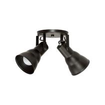 Spot Direcionável Taschibra Hol Circular Para 2 Lâmpadas E27 Bivolt Preto 03010026-18 Spot Direcionável Taschibra Hol Circular Para 2 Lâmpadas E27 Bivolt Preto 03010026-18