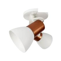 Spot Duplo Branco E Cobre - Pavilonis