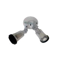 Spot Duplo Cristal Policarbonato E27 - UPZ - 5800BR Spot Duplo Cristal Policarbonato E27 - UPZ - 5800BR