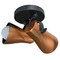 Spot Duplo De Sobrepor Wave E27 Viena Luz Bivolt Spot Duplo De Sobrepor Wave E27 Viena Luz Bivolt