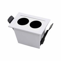 Spot Duplo Downlight Powerus Embutir 38 LED 4W Br. Quente NORDECOR ST2990 Spot Duplo Downlight Powerus Embutir 38 LED 4W Br. Quente NORDECOR ST2990