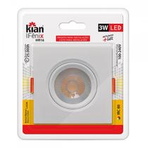 Spot Emb.03W Led 3000K Quad Kian