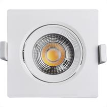 Spot Emb.05W Led 3000K Quadr B_D Branco Spot Emb.05W Led 3000K Quadr B_D Branco