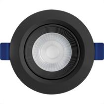 Spot Emb.05W Led 3000K Red B_D Preto Spot Emb.05W Led 3000K Red B_D Preto
