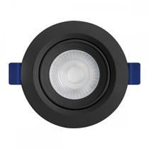 Spot Emb.05W Led 6500K Red B_D Preto