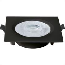 Spot Emb.06W Led 6500K Quadr Blumenau Preto Spot Emb.06W Led 6500K Quadr Blumenau Preto