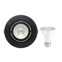 Spot Emb Face Plana PAR20 + 1 Lâmpada LED 6W 3000K E27 Save Energy