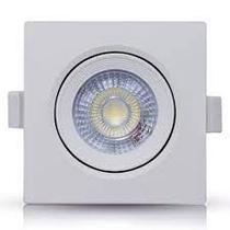 Spot emb. led 7w quadradado branco avant