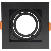 Spot Embut Quadrado Conecta Bella ABS Dicroica 1xGU10 PT/PT Spot Embut Quadrado Conecta Bella ABS Dicroica 1xGU10 PT/PT