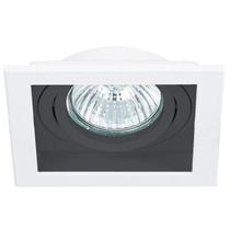 Spot Embutido Conecta Bella Iluminação - caixa com 3 Unidade - Branco/Preto