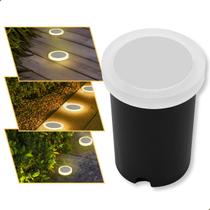 Spot Embutido De Chão Balizador Redondo Led 1w 3000k Spot Embutido De Chão Balizador Redondo Led 1w 3000k
