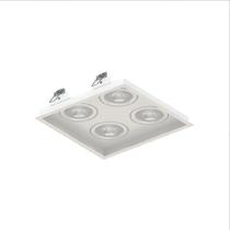Spot embutido fit click 4xmr16 branco 194x194mm bellalux 193537