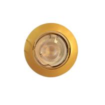 Spot Embutido Metal Dourado Redondo Direcionavel - Mirage